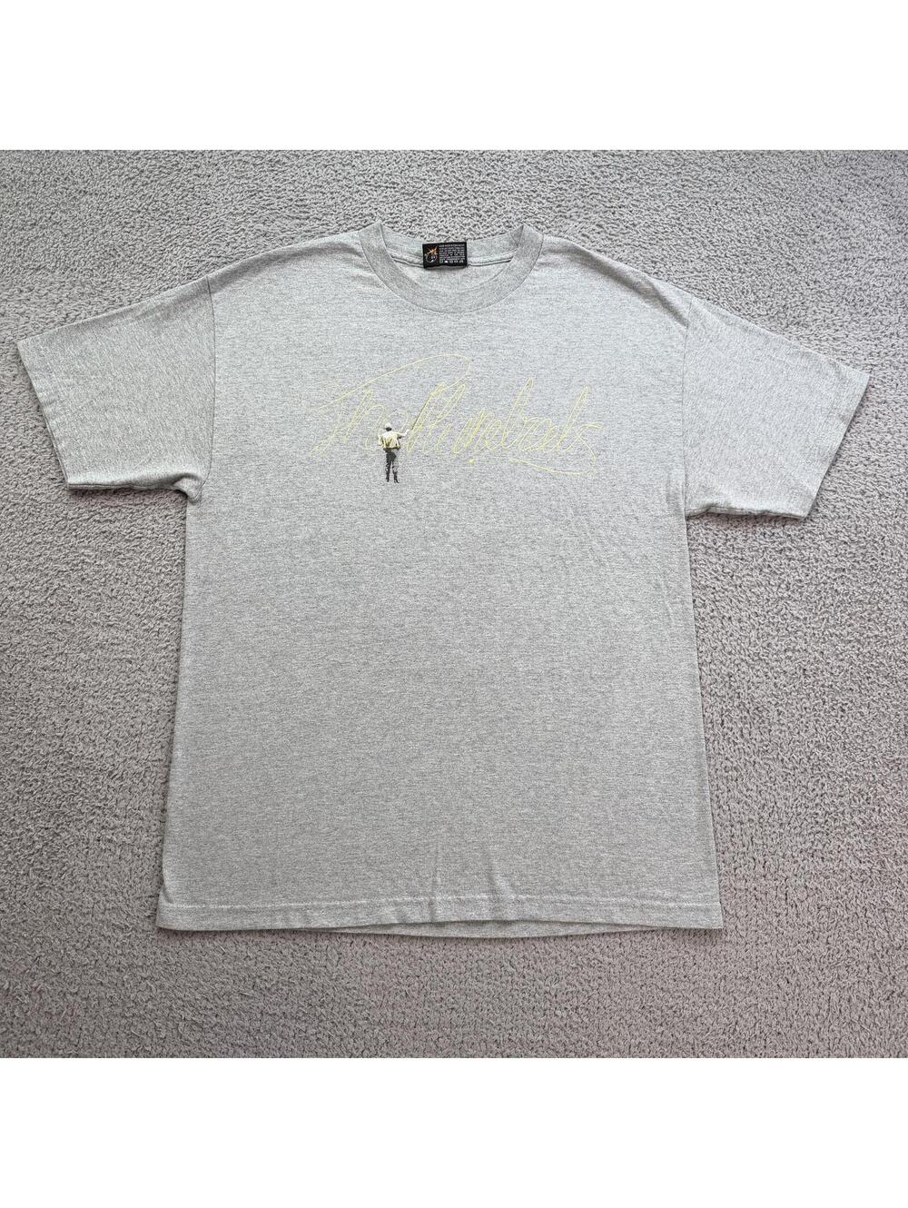 The Hundreds "The Hundreds" Script Logo T Shirt Gray Mens L Streetwear Tee